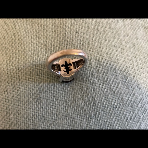 Judith Ripka dark brown topaz ring in size 8 - Picture 4 of 5